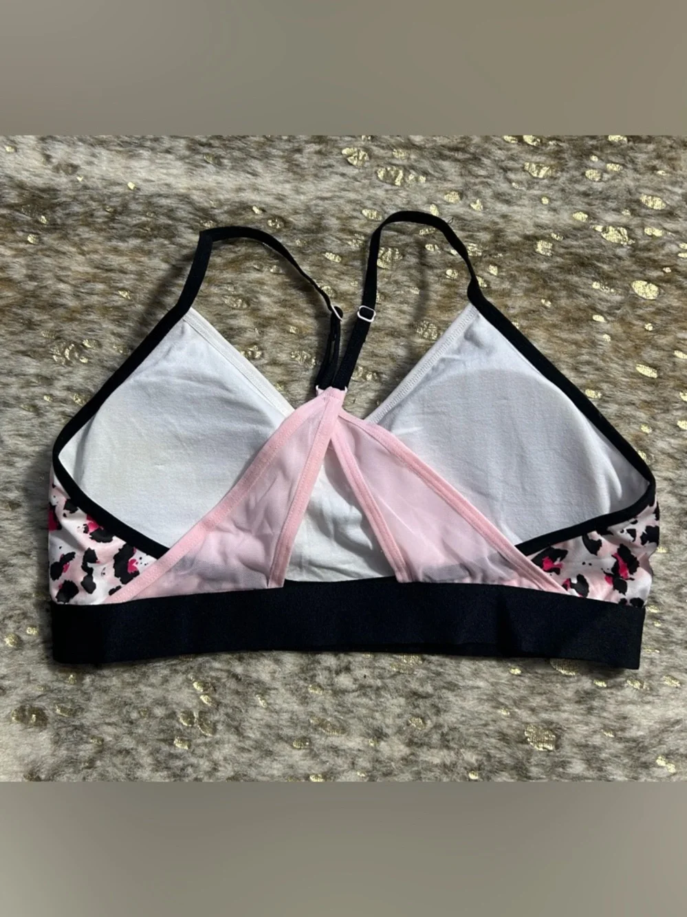5 for $25🔥Justice Pink‎ Cheetah Print Girls Bralette Size 36